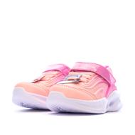 Baskets Rose Fille Skechers Sola Glow vue 6