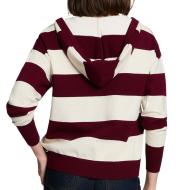 Pull Blanc/Bordeaux Femme Morgan Preppy vue 2