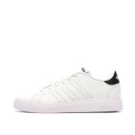 Baskets Blanc/Noir Junior Adidas Advantage pas cher