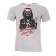 T-shirt Gris Homme Deeluxe Tellony pas cher