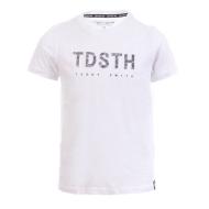 T-shirt Blanc Garçon Teddy Smith Max pas cher