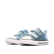 Baskets Bleu Fille Converse Chuck Taylor All Star Glitter vue 7