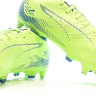 Chaussures de Foot Jaune Fluo Homme Puma Ultra 5 Play MxSG vue 7