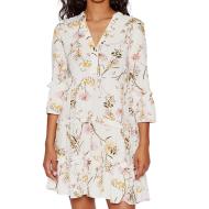 Robe Blanche à fleurs Femme Vero Moda Easy 10245162 pas cher