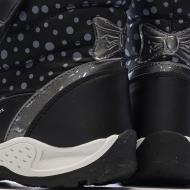 Après Ski Noir/Mauve Fille Geox Sentiero vue 7