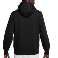 Sweat Noir Homme Nike Club Varsity vue 2