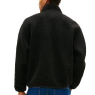 Veste en Sherpa Noir Homme Tommy Hilfiger Badge vue 2