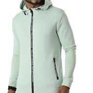 Veste Zippé à Capuche Vert Homme Project X Paris Basic Zip