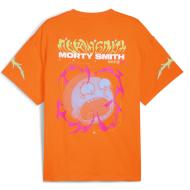 T-Shirt Orange/Jaune Homme Puma Hoops X Rick And Morty vue 2
