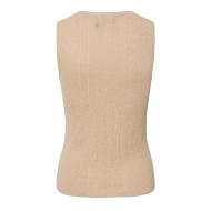 T-Shirt Beige Femme Pieces Pcsalima vue 2