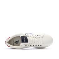 Baskets Blanches/Marines Homme US Polo ASSN Sneaker vue 4