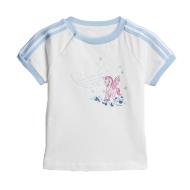 T-Shirt Blanc/Bleu Garçon Puma JN4672 pas cher