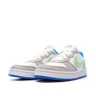 Baskets Blanches/Gris Garçon Nike Court Borough vue 6