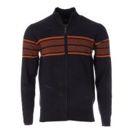 Pull Zippé Marine/Orange Homme RMS26 60936 pas cher
