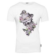 T-shirt Blanc Homme La Maison Blaggio Tete pas cher