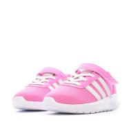Basket Rose Fille Bébé Adidas Lite Racer 3.0 El I vue 6