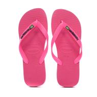 Tongs Rose Femme Havaianas Brasil Logo Neon Infra vue 3