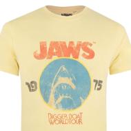 T-Shirt Orange Homme Jaws World Tour vue 2