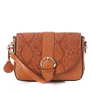 Sac bandoulière Camel Femme Manoukian Tilla