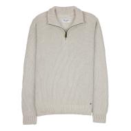 Pull 1/2 Zip Beige Homme Teddy Smith Pharcour