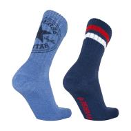2x Paires de Chaussettes Marine Homme Converse S7014119 vue 2