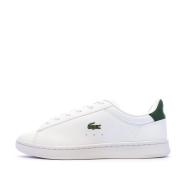 Baskets Blanches/Vertes Femme Lacoste Carnaby Set pas cher