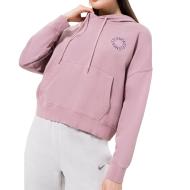 Sweat à capuche Mauve Femme Element Glacier pas cher