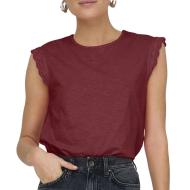T-Shirt Rouge Femme JDY Salva