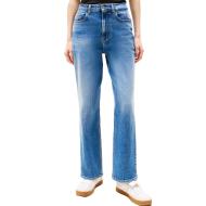 Jeans Droit Bleu Femme Tommy Hilfiger Layla pas cher