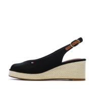 Sandales Noires Femme Tommy Hilfiger Flags