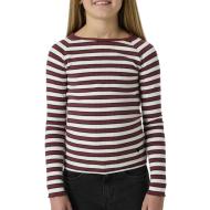 T-Shirt Bordeaux/Blanc Fille Name i Tala pas cher
