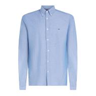 Chemise Manches Longues Bleu Clair Homme Tommy Hilfiger Oxford VI7