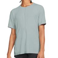 T-shirt Gris Femme Nike Top SS Yoga pas cher