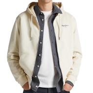 Sweat Zippé Ecru Homme Pepe jeans Edward