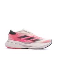Chaussures de running Blanches/Roses Femme Adidas Adizero vue 2
