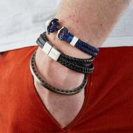 Bracelet Noir Homme Geographical Norway 315067 vue 2