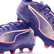 Chaussures de football Violettes/Roses Homme Puma Ultra 5 Play FG/AG vue 6