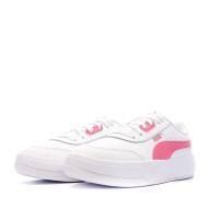 Baskets Blanche/Rose Mixte Puma Tori Jr vue 6
