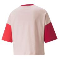 T-shirt Crop Top Rose Femme Puma Clsx Boyfriend vue 2