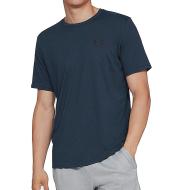 T-shirt Marine Homme Under Armour Left Chest