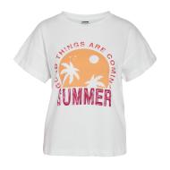 T-shirt Blanc Femme Noisy May Gaby