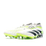 Chaussures de foot Blanc/Vert Homme Predator Accuracy.2 FG vue 6
