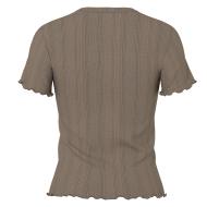T-Shirt Gris Femme Pieces Marie vue 2