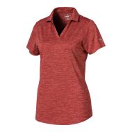 Polo Rouge Femme Puma Icon Heather pas cher