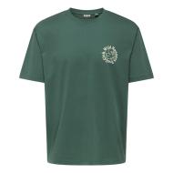 T-Shirt Vert Homme Only & Sons Fred 22035935 pas cher