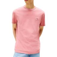 T-shirt Orange Homme Tommy Jeans Reg Badge