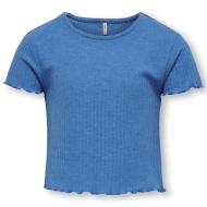 T-shirt Bleu Fille Only Kids Ognella
