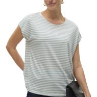 T-shirt Blanc/Vert Femme Vero Moda Mava