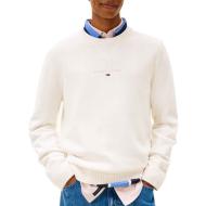 Pull Blanc Homme Tommy Hilfiger Linears pas cher