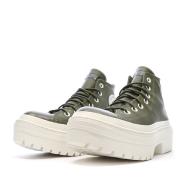 Baskets Kaki Femme Converse Chuck Taylor All Star Lugged Heel vue 6